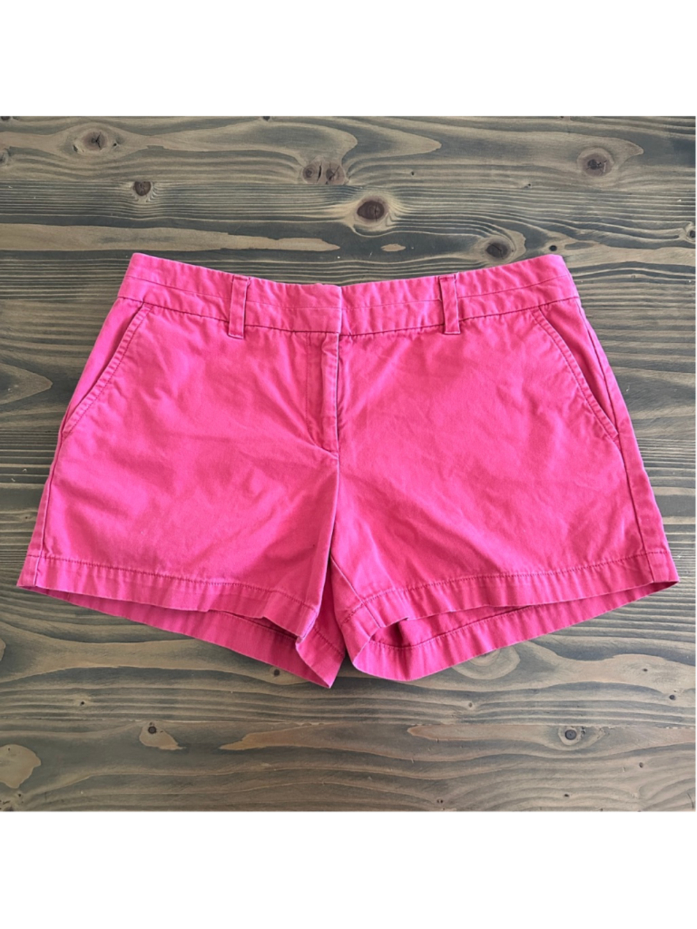 LOFT Original Chino Shorts Womens 6 Pink Cotton 3 Inch Inseam